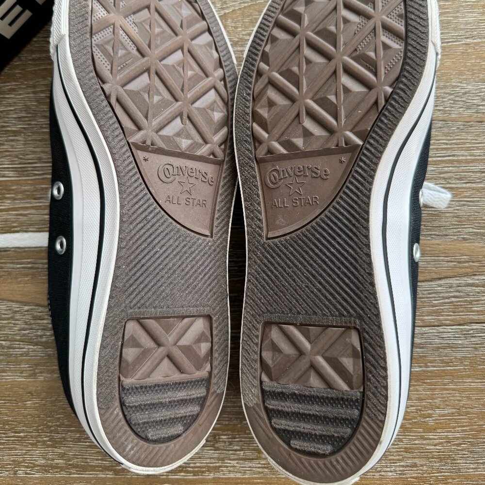 Converse ALL STAR OX Black/ White Unisex  Womens 9.5 - Picture 3 of 6